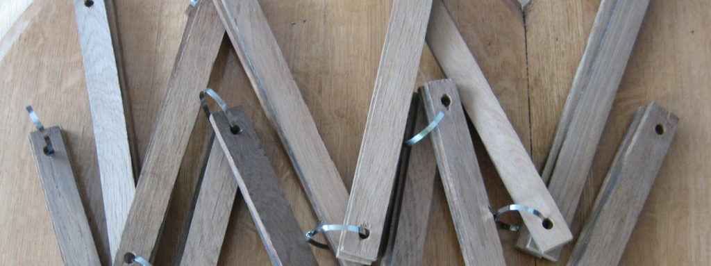 zig-zag oak slats